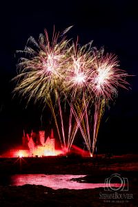 Feu d'artifice Quiberon château Turpault