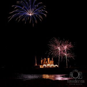 Feu d'artifice Quiberon château Turpault