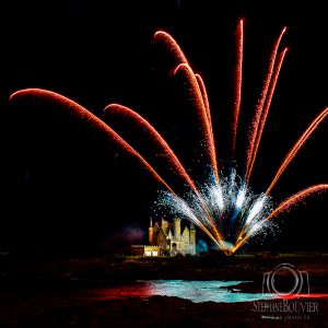 Feu d'artifice Quiberon château Turpault