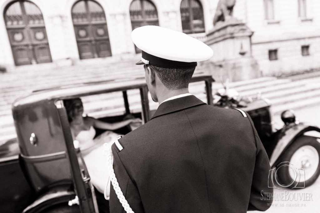 Mariage mairie de Vannes, uniforme armée de l'air