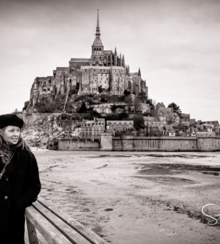 Le Mont-Saint-Michel, avec Maryanne