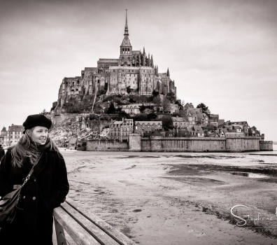 Le Mont-Saint-Michel, avec Maryanne