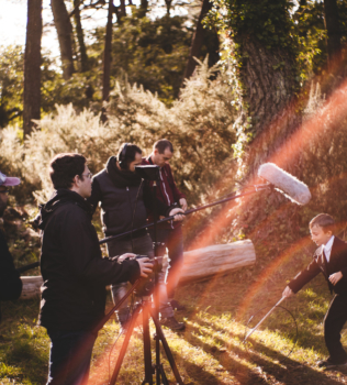 Reportage sur le tournage du court métrage Le Tumulus