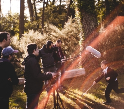 Reportage sur le tournage du court métrage Le Tumulus