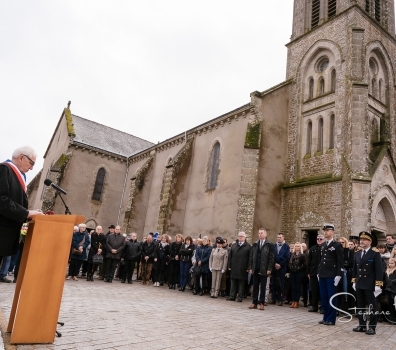 Cérémonie d&rsquo;hommage au colonel Arnaud Beltrame à Trédion