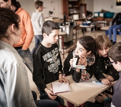 Reportage photo sur l&rsquo;atelier cinéma au collège d&rsquo;Elven
